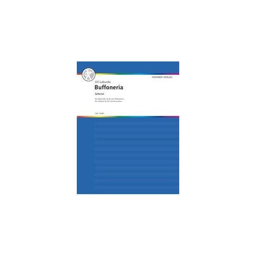Laburda - Buffoneria (Scherzo) for Clarinet and Accordion, Composer: Jiri Laburda, Publisher: Hohner, 24 Pages