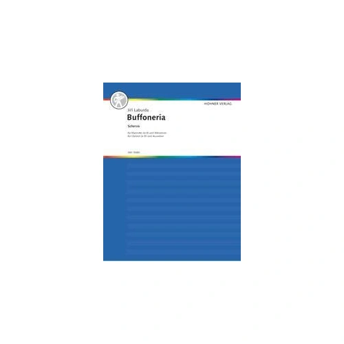 Laburda - Buffoneria (Scherzo) for Clarinet and Accordion by Hohner, 24 Pages