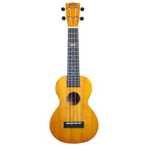 Mahalo Hano Series Concert Ukulele - Wide Neck (Vintage Natural)
