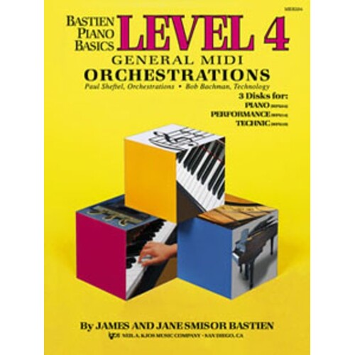 Piano Basics General Midi Orchestrations Level 4 Book
