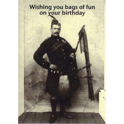 Wishing You Bags Of Fun On Your Birthday Card