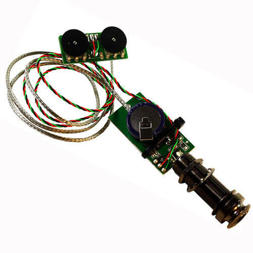 Mi-Si Trio VT Battery-Free Preamp/Pickup System for Acoustic Guitar with LR Baggs Element and Soundhole Controls