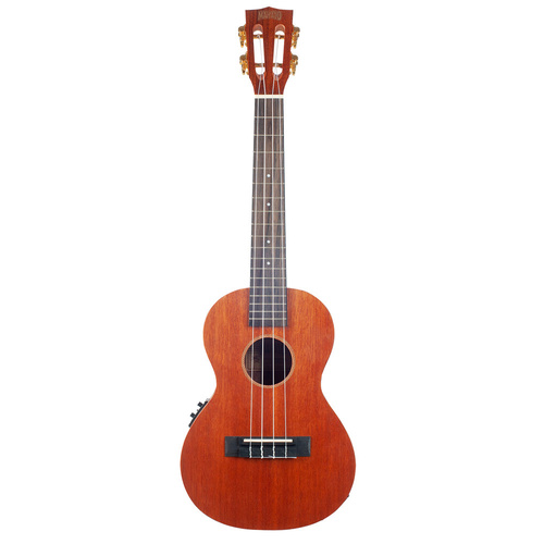 Mahalo Java Series Tenor Ukulele - Electric Acoustic (Transparent Brown)