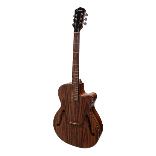Martinez MJH-3CP-RWD Jazz Hybrid Acoustic-Electric Small Body Guitar Rosewood