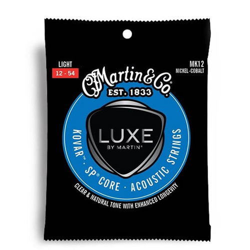 Martin Luxe Series Kovar SP Nickel Cobalt Light Guitar String Set MK12 (12-54)