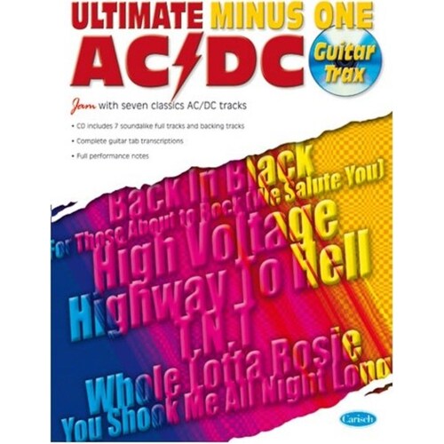 AC/DC Ultimate Minus One TAB Book/CD Book