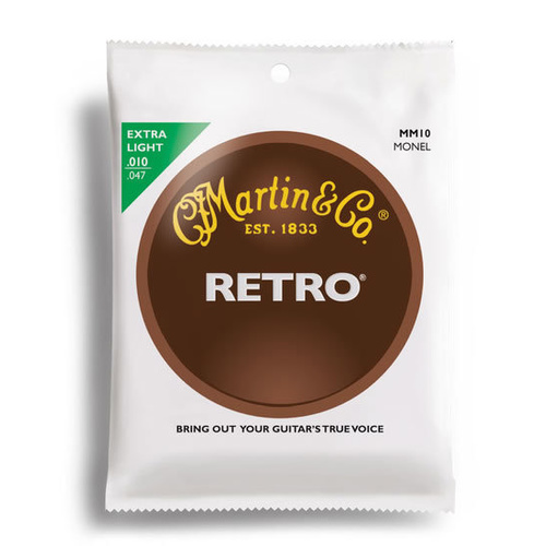 Martin Retro Extra Light Guitar String Set (10-47)