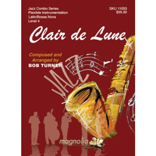 Clair De Lune Jazz Como Score/Parts Arr Turner Book
