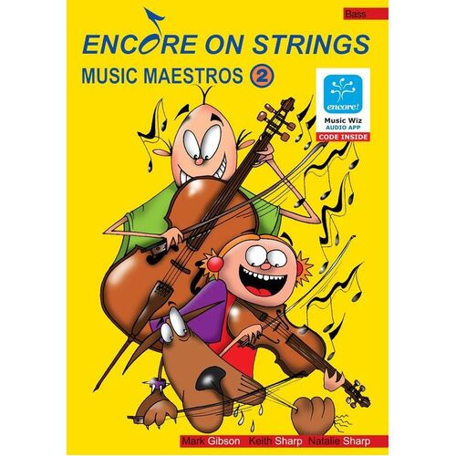 Encore On Strings Double Bass Book/CD/Midi Level 2 (Softcover Book/CD)