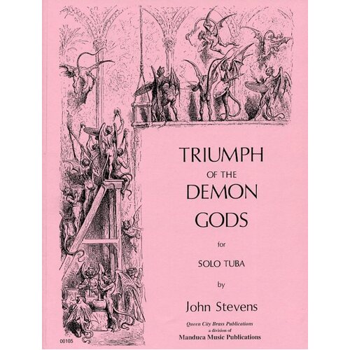 Stevens - Triumph Of The Demon Gods Tuba Solo (Softcover Book)