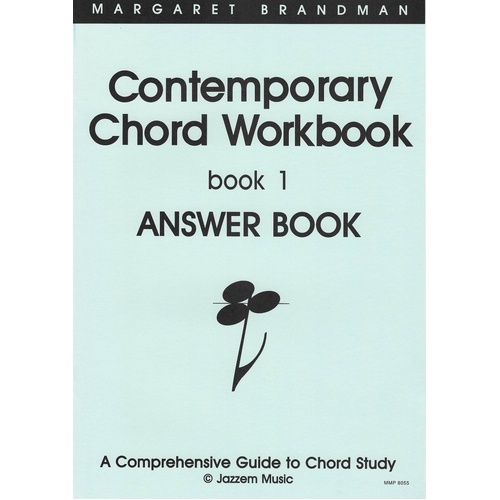 Contemporary Chord Workbook 1 Answerbook by Margaret Brandman