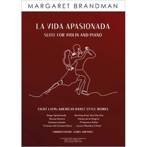 Brandman La Vida Apasionada Suite for Violin/Piano