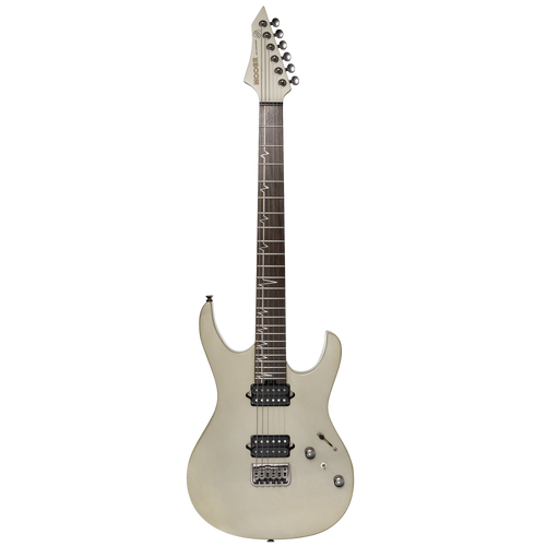 MOOER MMT100 Electric Guitar - Iron Grey, Alder Body, Roasted Maple Neck, Rosewood Fingerboard, 24 Frets, MMT Humbuckers, Locking Tuners