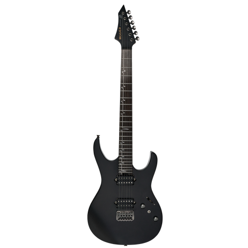 MOOER MMT100 Electric Guitar Pearl Black with Roasted Maple Neck and MMT Humbuckers