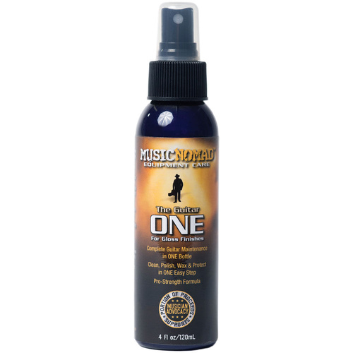 Music Nomad All In One Guitar Cleaner, Polish & Wax - 120ml for Gloss Finishes