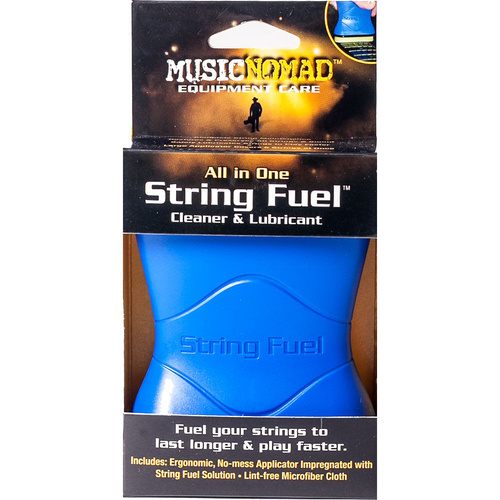 Music Nomad String Fuel All In One String Cleaner and Lubricant with Microfiber Cloth