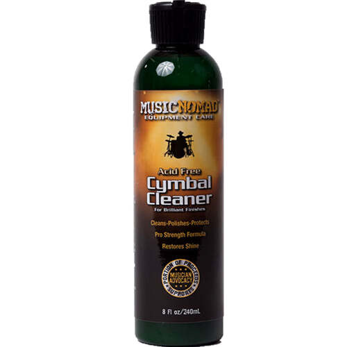 Music Nomad MN111 Acid Free Cymbal Cleaner, Polisher, Protectant - 240ml