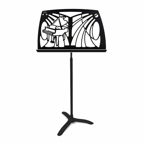 Noteworthy Piano Music Stand with Manhasset Magic Finger Shaft and Symphony Base