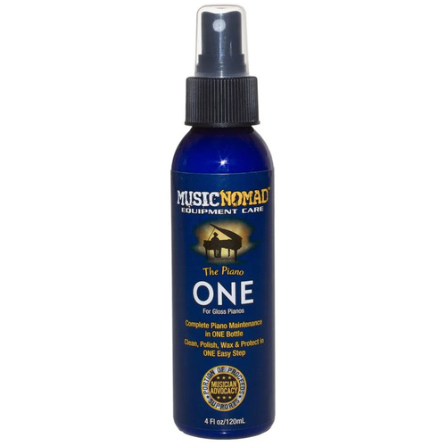 Music Nomad Piano One All In One Cleaner, Polish & Wax - 120ml