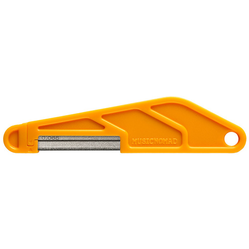 Music Nomad Diamond Coated 0.065" Nut File - Ergonomic Handle, Precision Cuts, Suitable for Various Materials