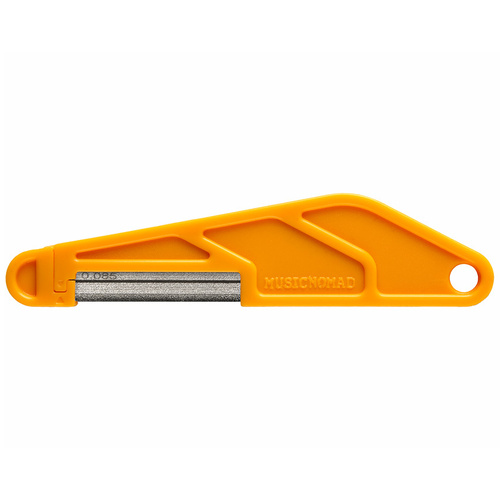 Music Nomad Diamond Coated 0.085" Nut File with Ergonomic Handle and Precision Blade Design