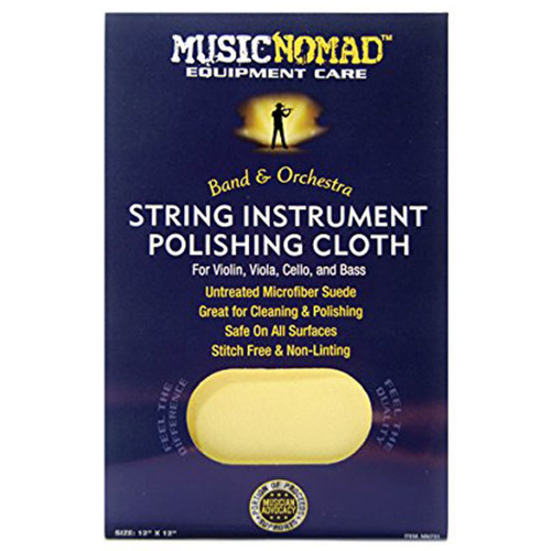 Music Nomad Microfiber Polish Cloth for Violins, Viola, Cello & Bass