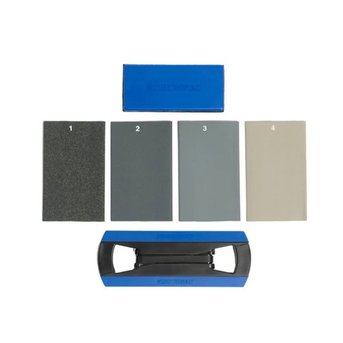 Music Nomad Tracers Fret Finishing Kit - 6-Piece Repair Tools for Polishing Frets with Custom Micro-Mesh® Loops and Comfortable Handles
