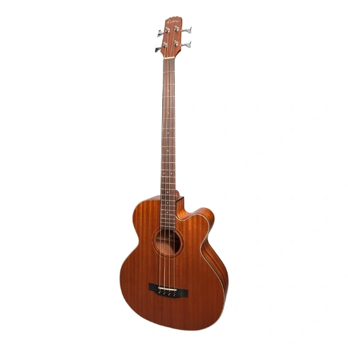 Martinez MNBC-15-MOP Natural Series Mahogany Top Acoustic-Electric Cutaway Bass Guitar