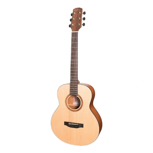 Martinez MNS-15-SOP Natural Series Spruce Top Acoustic-Electric Mini Guitar Open Pore