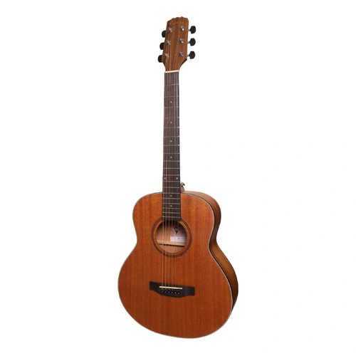 Martinez MNS-15S-MOP Natural Series Solid Mahogany Top Acoustic-Electric Mini Guitar Open Pore