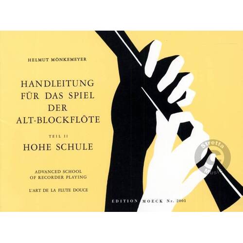 Advanced School Of Recorder Playing Book