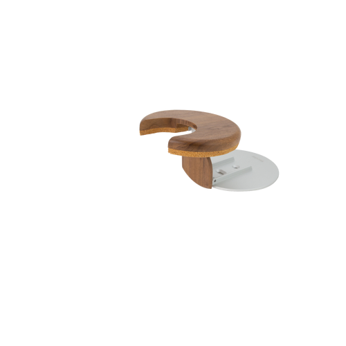 Monday Simply Aesthetic Guitar Hanger - Walnut Black, Wall-Mounted, Durable Aluminium, Polished Wood, Suitable for Acoustic & Electric Guitars