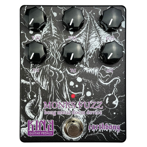 Kink Monks Fuzz Pedal - Collaboration with Earthbong, Dual Fuzz Circuits, Suitable for Bass and Guitar, Made in Melbourne