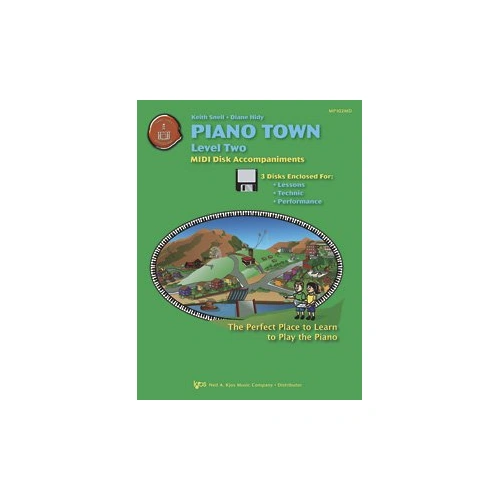 Piano Town MIDI Disk Accompaniments Level 2 by Neil A. Kjos Music Company