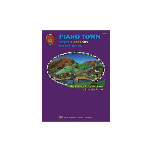 Piano Town Lessons Level 3 by Neil A. Kjos Music Company, 48 pages