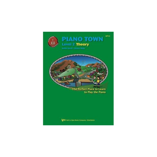 Piano Town Theory Level 2 by Neil A. Kjos Music Company, 32 Pages
