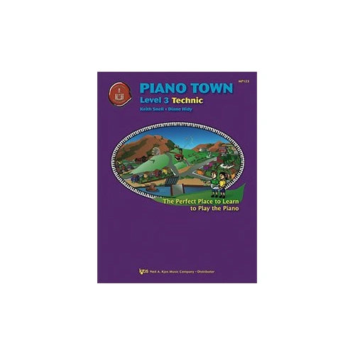 Piano Town Technic Level 3 by Neil A. Kjos Music Company, 24 Pages