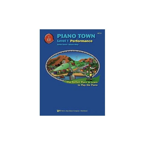 Piano Town Performance Level 1 by Neil A. Kjos Music Company, 32 Pages