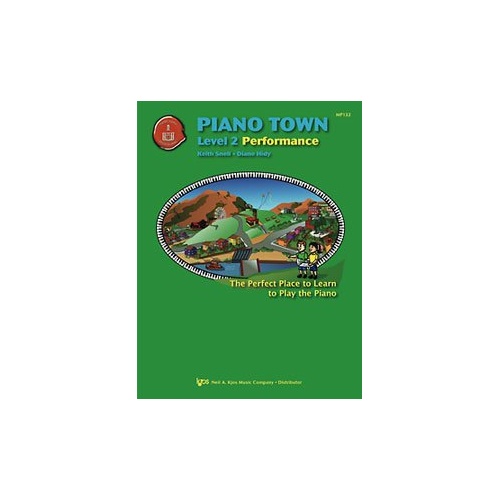 Piano Town Performance Level 2 by Neil A. Kjos Music Company, 32 Pages