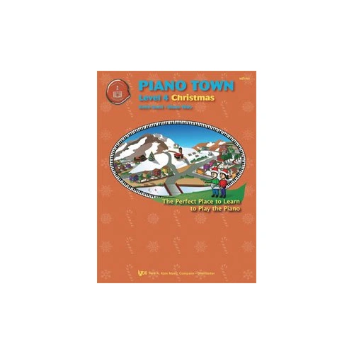 Piano Town Christmas Level 4 by Neil A. Kjos Music Company, 24 Pages, Piano Repertoire