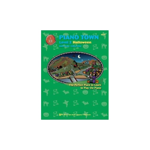 Piano Town Halloween Level 2 by Diane Hidy & Keith Snell, 16 Pages, Neil A. Kjos Music Company