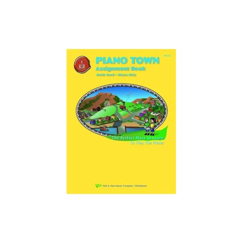 Piano Town Assignment Book by Neil A. Kjos Music Company, 64 Pages
