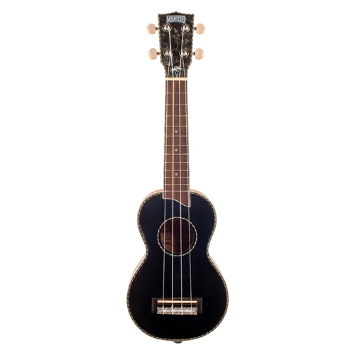 Mahalo Pearl Series Soprano Ukulele - Black with Bag
