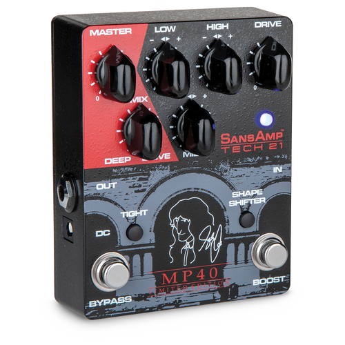 Tech 21 SansAmp MP40 Limited Edition Geddy Lee Signature 40th Anniversary Pedal