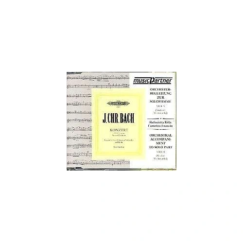 JC Bach Viola Concerto in C Minor BK/CD - Edition Peters, 1 Page