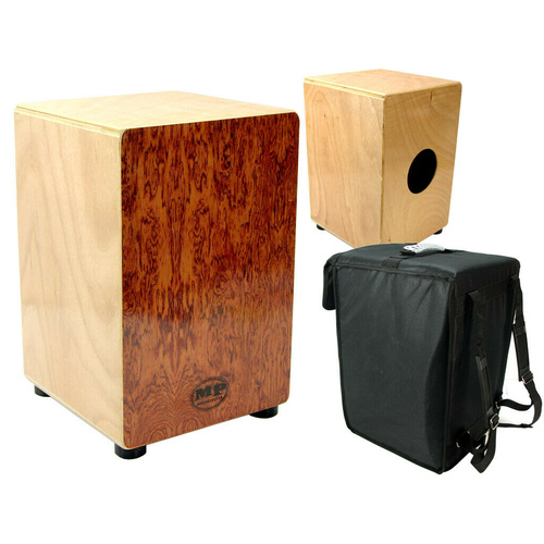 Mano Percussion Cajon Wooden Rhythm Box with Internal Snare Wires Rosewood