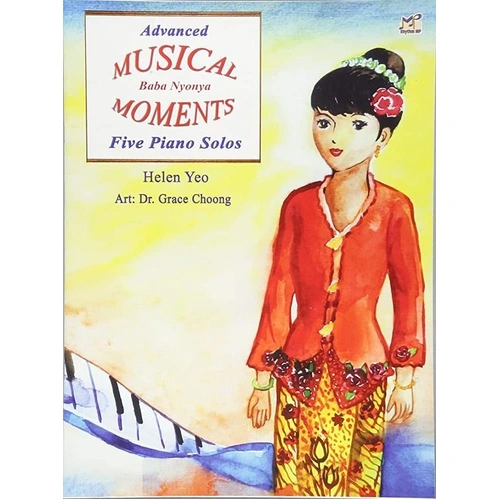 Advanced Baba Nyonya Musical Moments for Piano by Helen Yeo, 20 Pages, Rhythm MP, Intermediate to Advanced Level, Jazz and Lounge Arrangements