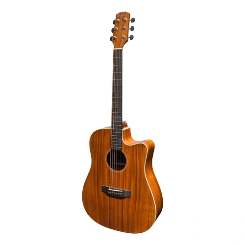 Martinez Southern Star Series Koa Solid Top Acoustic-Electric Dreadnought Guitar MPC-8C-NGL with Hardcase