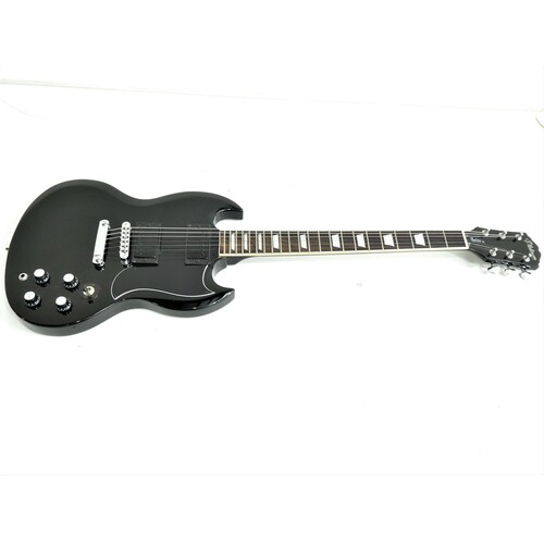 Platinum MPG-301BK Electric Guitar (Black)