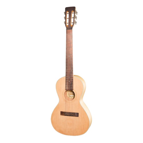Martinez 'Eco Series' Spruce Solid Top Parlour Guitar with Pickup and Gig Bag